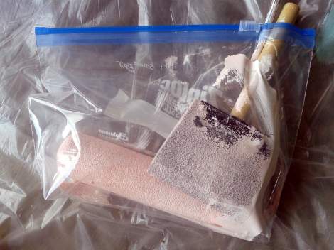 paint tips ziploc wet brushes