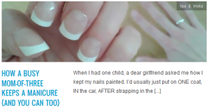 LINK how a busy mom-of-three keeps a manicure {and you can too}