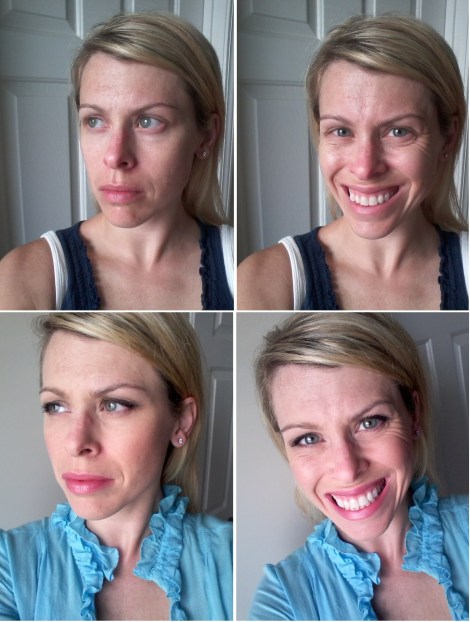 makeup before and after