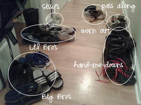 02 mudroom in a closet the sort