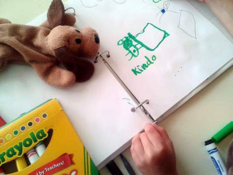 learning to write Kindo