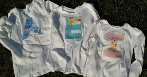 4 initial shirts placement