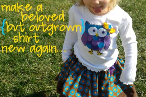 make owl shirt new again