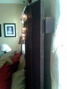 03 DIY headboard side view