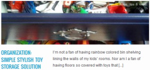 LINK organization simple stylish toy storage solution