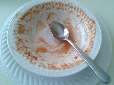 easy spicy chicken soup gone