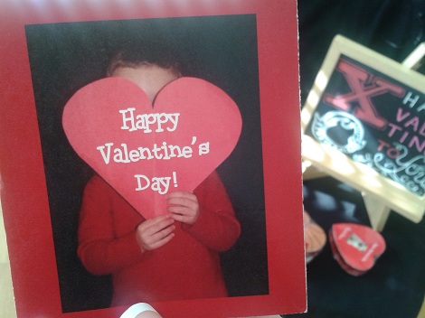 photo valentines trifold cover