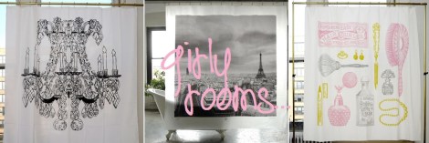 shower curtain girly rooms
