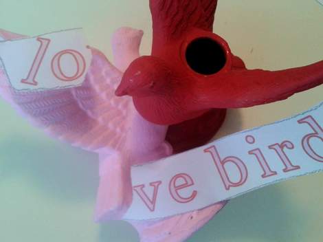 001 He Is Risen bird banner