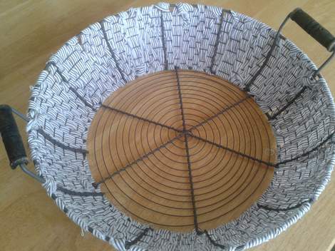 07 fabric woven wire basket