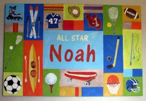 football room noah art