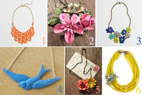 enameled necklace inspiration