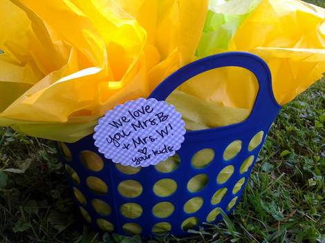 preschool class gift basket