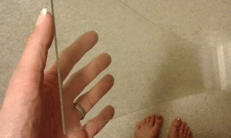 shoe shelf tip acrylic sheet