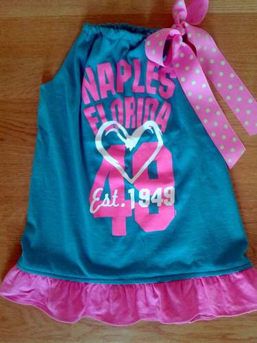 029 t-shirt to dress simple transformation tutorial holiday