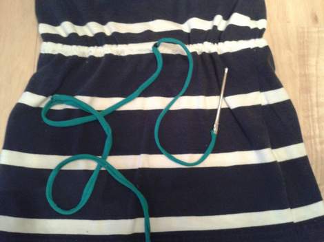 16 simple tutorial shirt to cinch dress