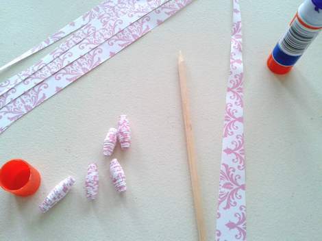 DIY paper beads supplies