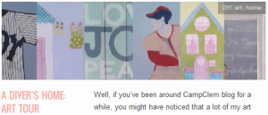 LINK A DIYer’s Home Art Tour