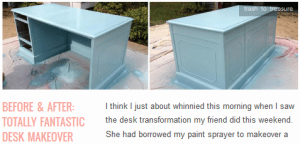 LINK before & after totally fantastic desk makeover