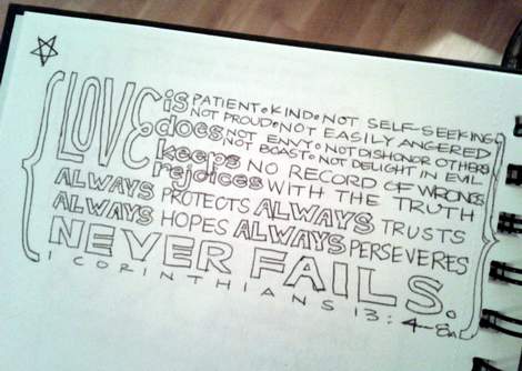 02 scripture doodle journal and canvas art