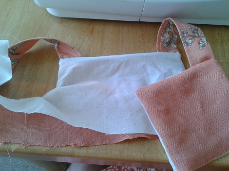 02 Sis sew new outfits melon bodice sewing progress