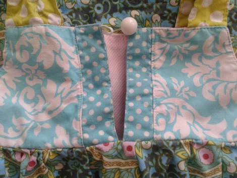 dress folded back open