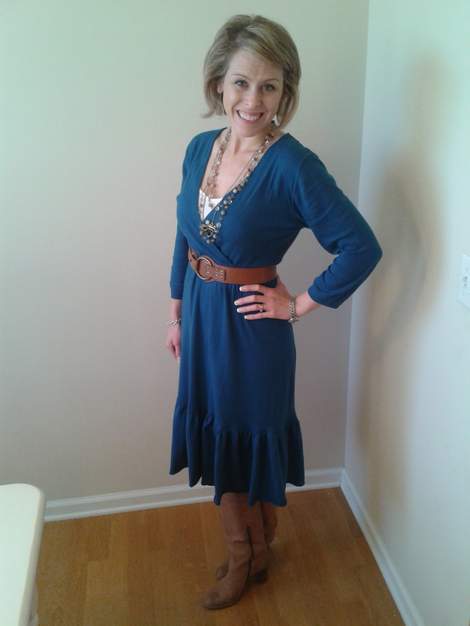 07 teal dress makeover after 2