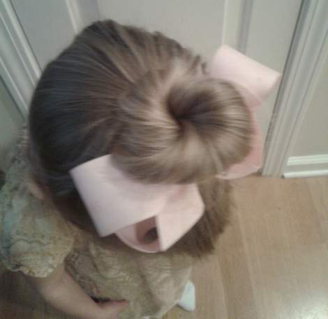 tinkerbell hair bun