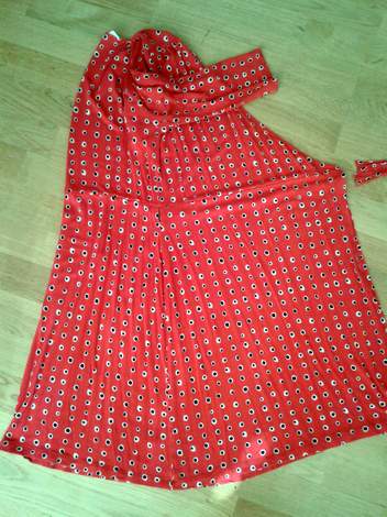 wrap dress to cardi upcycle 03 side seams