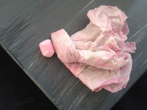 Mary Poppins DIY chalk art canvas 04