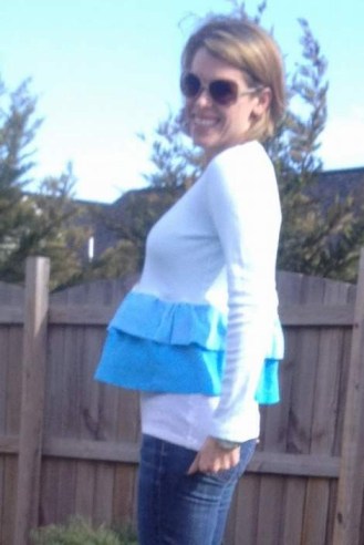 blue ombre ruffled tshirt 06