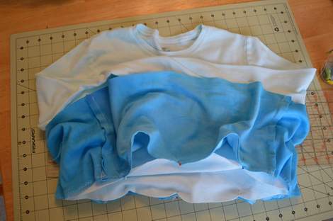 blue ombre ruffled tshirt 12