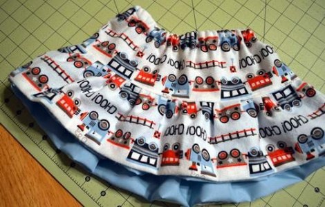 train peek-a-boo ruffles skirt 13