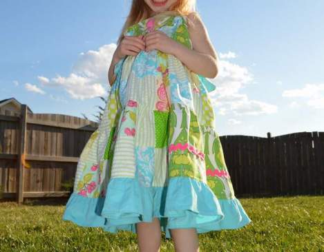 patchwork twirl dress 26