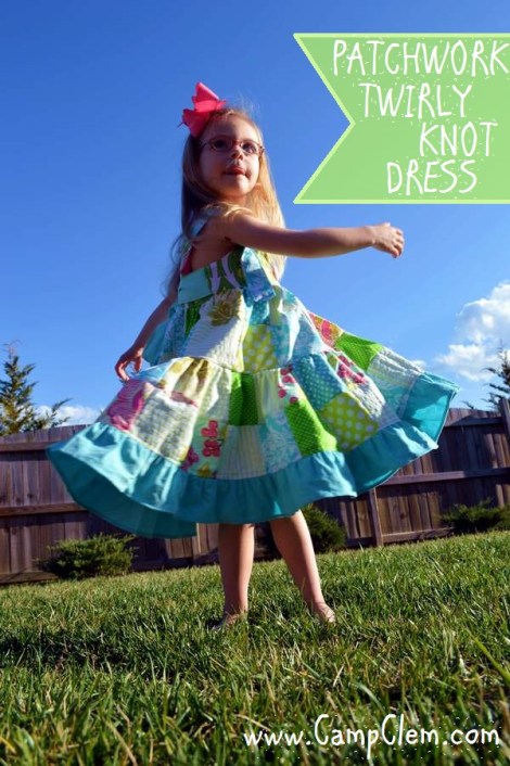 patchwork twirl dress 29'