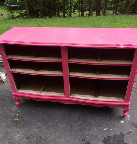 pink dresser makeover 02