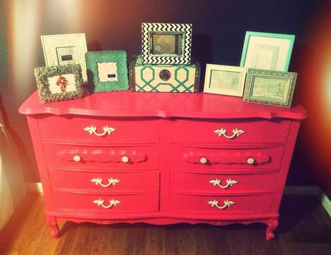 pink dresser makeover 05