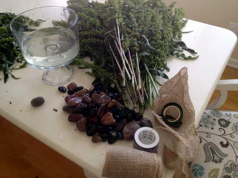 pinterest party weed arrangement tablescape 05