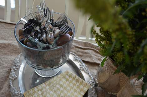 pinterest party weed arrangement tablescape 13