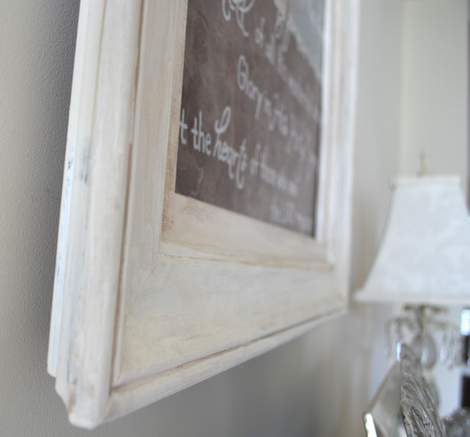 08 foyer painting frame makeover