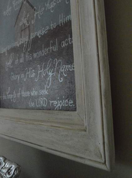 12  foyer painting frame makeover