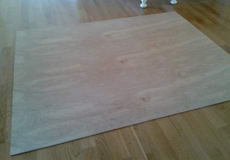 DIY framed mega magnetic chalkboard 01