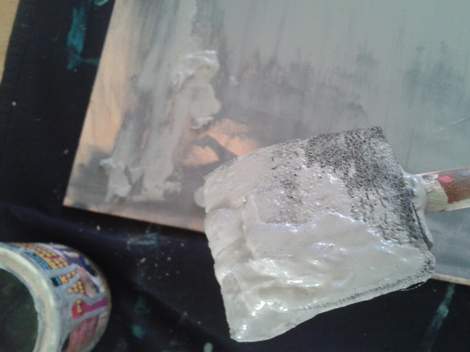 DIY framed mega magnetic chalkboard 07