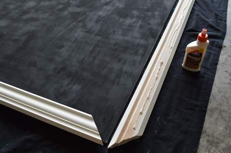 DIY framed mega magnetic chalkboard 17