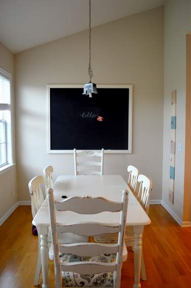DIY framed mega magnetic chalkboard 21