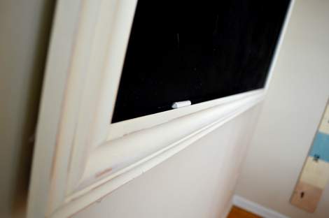 DIY framed mega magnetic chalkboard 24