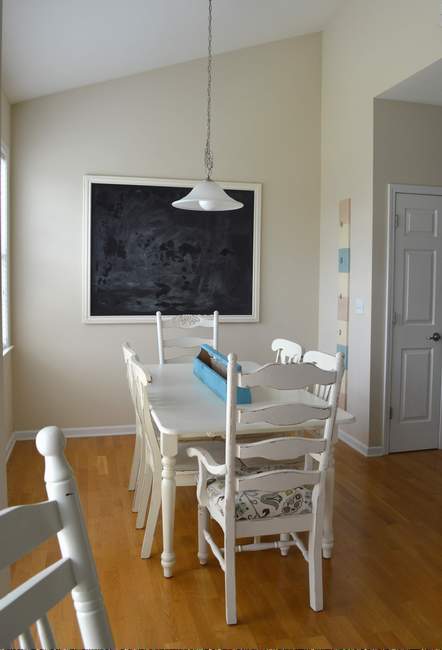 DIY framed mega magnetic chalkboard 27