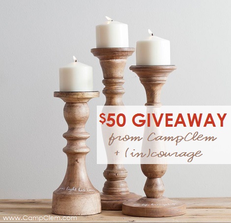everlasting light collection candlesticks giveaway