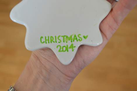 10 DIY handpainted ceramic Christmas ornament