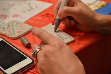 12 DIY handpainted ceramic Christmas ornament